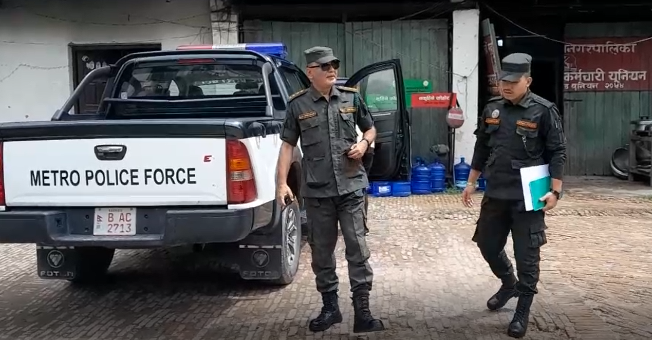 काममा फर्किए काठमाडौँ महानगर प्रहरी बल प्रमुख राजु पाण्डे
