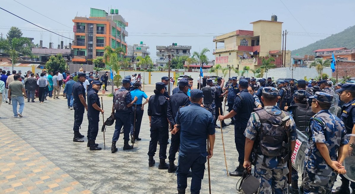 रास्वपाको बागमती प्रदेश अधिवेशन स्थगित, कार्यक्रमस्थल खाली गरायो
