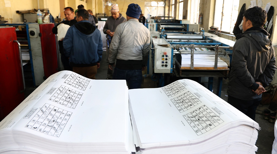 मतपत्र छपाइ सम्पन्न