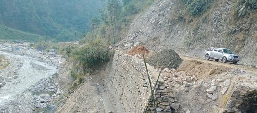 सिस्नेरी–दक्षिणकाली सडक आजदेखि ११ गतेसम्म बन्द