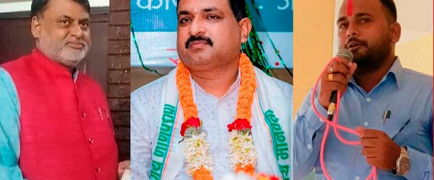 मुख्यमन्त्री सोनल र २ जनाले बिनाविभागीय मन्त्रीको शपथ लिँदै