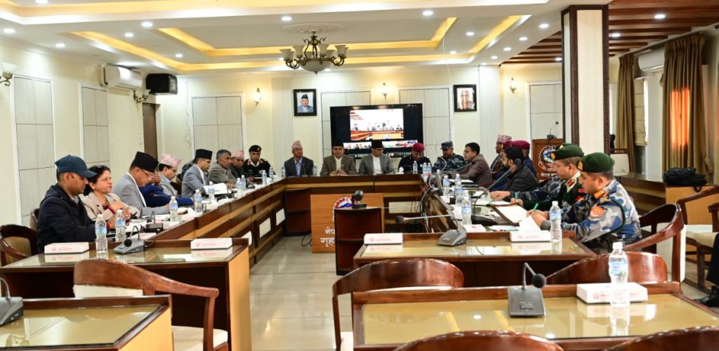 सिंहदरबारमा केन्द्रीय सुरक्षा समितिको बैठक सुरु