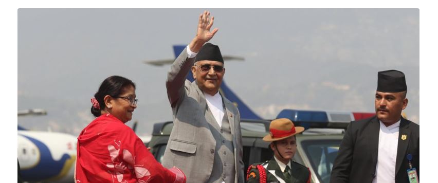 प्रधानमन्त्री ओली थाइल्यान्ड प्रस्थान