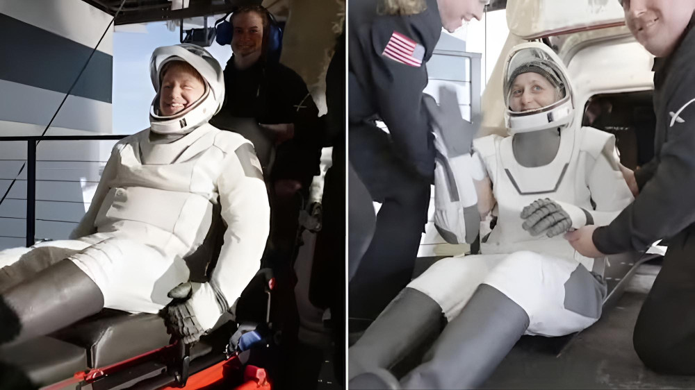 नौ महिनादेखि अन्तरिक्ष केन्द्रमा रोकिएका दुई अन्तरिक्ष यात्रु पृथ्वी फर्किए