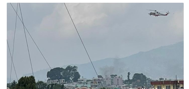 भैंसेपाटीको मन्त्री क्वार्टरमा आगजनी